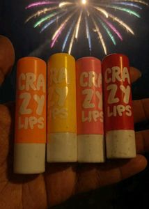 Crazy Lips Liptint/lipbalm (4 combo)