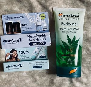 Skincare Bundle: WishCare & Himalaya