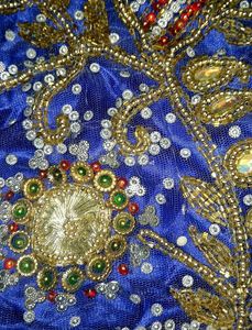 Elegant Blue and White Lahenga Set