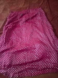 Pink Polka Dot Skirt