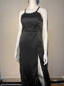 Elegant Black Slip Dress