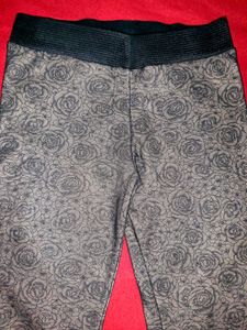 Winter Black Fleece Jeggings