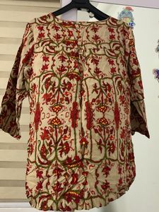 Floral Print Kurta