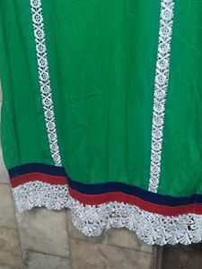 Lace Cotton Beautiful Ladies Kurti