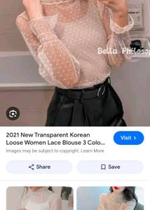 Lace Polka Dot Blouse
