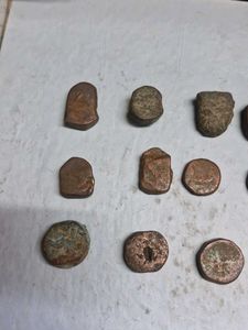 Vintage Copper Coin Collection 12 Pcs Lot ¹³