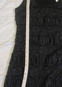 Black Lace Mini Dress