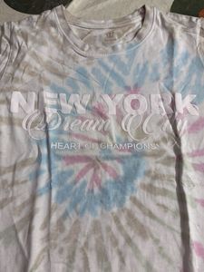 Tie Dye 'New York Dream City' Tee