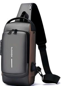 10L Men Bagpack  Anti  Thief USB Support