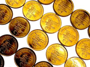 25 Pcs Of Five Rupee UNC AKAM Coins | 2024