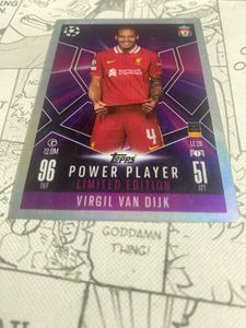 Topps Match Attax Limited Edition Van Dijk