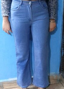 Blue Straight Jeans