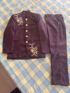 Boys Ethnic Embroidered Suit Set