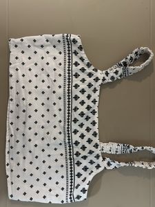 Patterned Crop Top