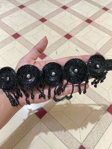 Beaded Black Choker