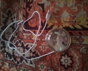 Crystal Ball Night Light Lamp With Chargeing Cable