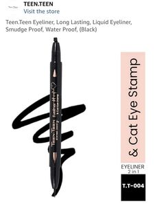 2 In 1 Eyeliner Waterproof Black 🖤