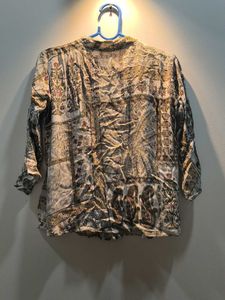 Patterned Bohemian Top