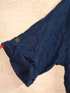 Women&#39;s Casual Fashion Top Navy-blue