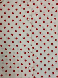 Polka Dot Sleeveless Top