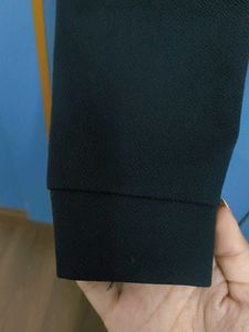 Striped Black Crop Top