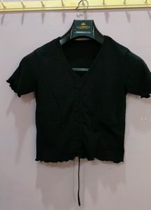 V Neck Piko Top