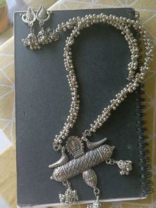 2 Combo of Oxidised Jewellery Set With Earrings