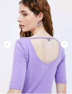 Round Nack Cotton Top 👕