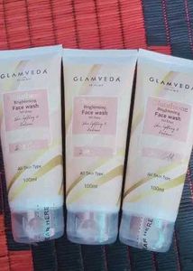 Glamveda Glutathione 24k Gold Face Wash Pack Of 3