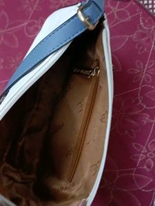 ESBEDA White and Blue Bag