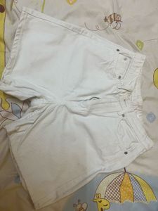 White Weekday Shorts