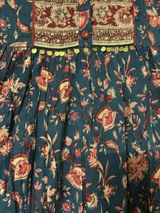 Floral Print Anarkali Kurta