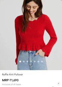 Savanna Red Sweater