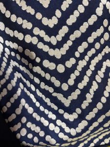 Chic Chevron Print Polyester woollen Dress