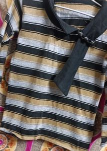 Striped Long Sleeve Top