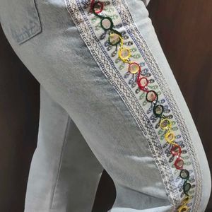 👇🌸 Garba Special Handmade Jeans – H.M Collection