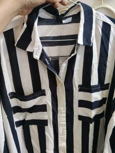 Striped Button Down Shirt