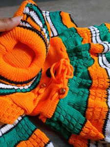 Cute Knitted Kids Outfit