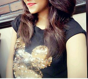 Party Wear Black Crop Top With Sequence Work