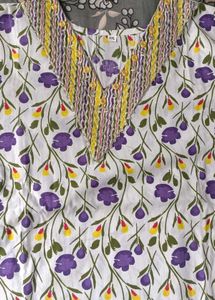 Floral Print Kurta Set