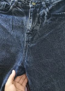 Greyish Black High Waisted Mom&#39;s Jean