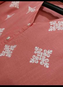 Zudio Embroidered Tunic Pink