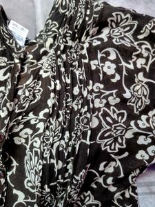 Floral Print Tunic Top