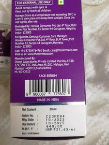 Derma Co Vitamin C 10 % Serum
