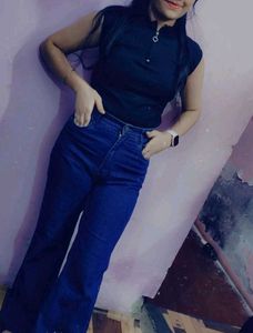 Flared Jeans 👖wasit 30 High Waisted Comfortable