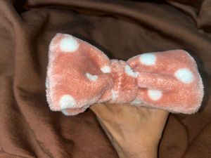 Cute Bunny Ear Headband For Makeup And Skincare.
