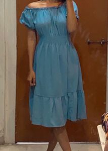 Vacation Light Blue Dress