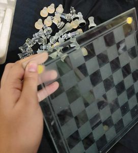 Star Glass Chess Set♟️🐴