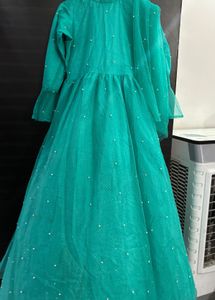 Elegant Green Ethnic Gown