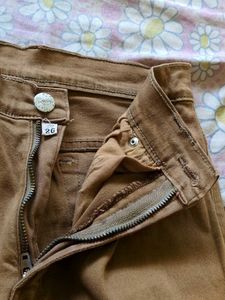 Brown Bootcut Jeans